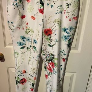 Flower pants.  Worthington. Size 10